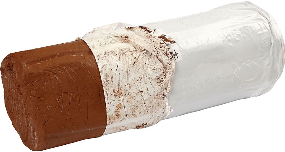 Rode klei met chamotte, 10 kg