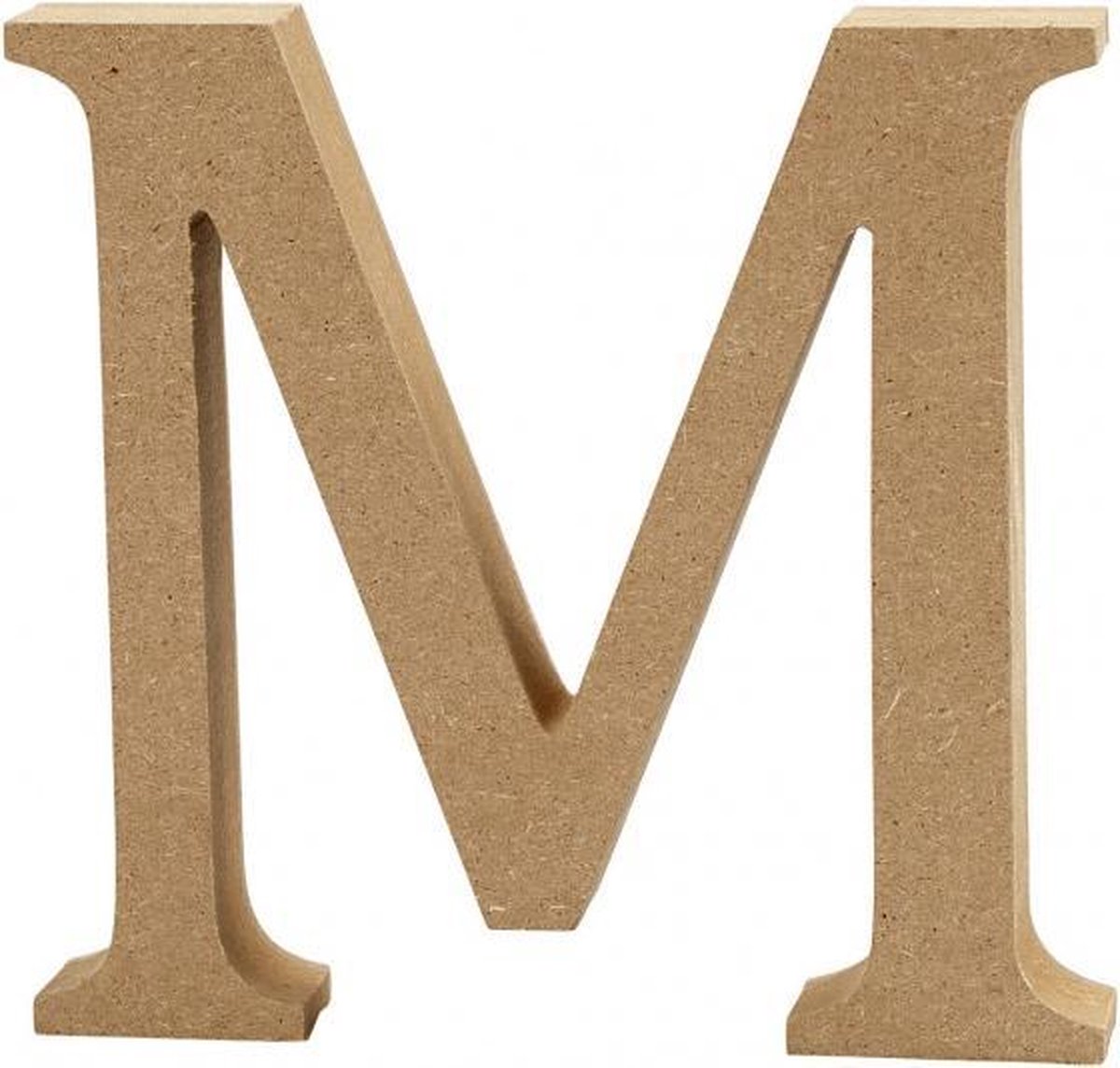 houten letter M 8 cm