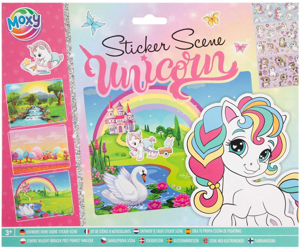 Ontwerp je Eigen Sticker Scene - Eenhoorn