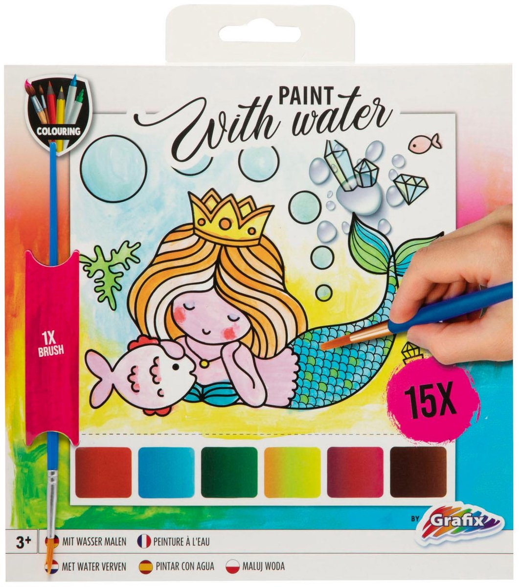 Verven met Water - Zeemeermin