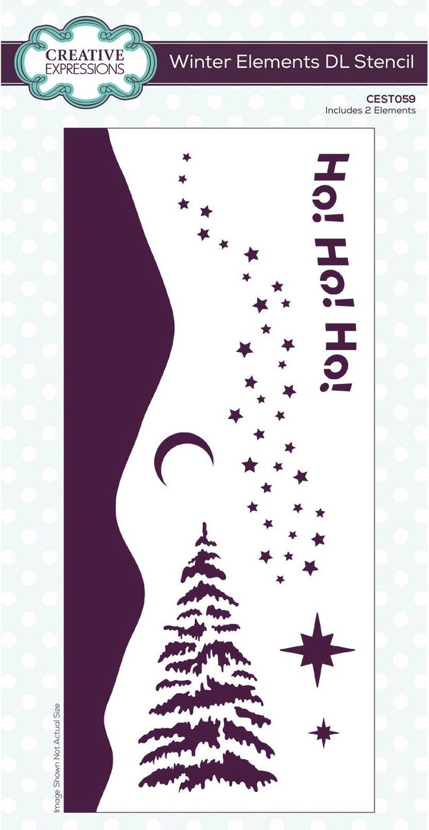 Creative Expressions Stencil - Winter elements