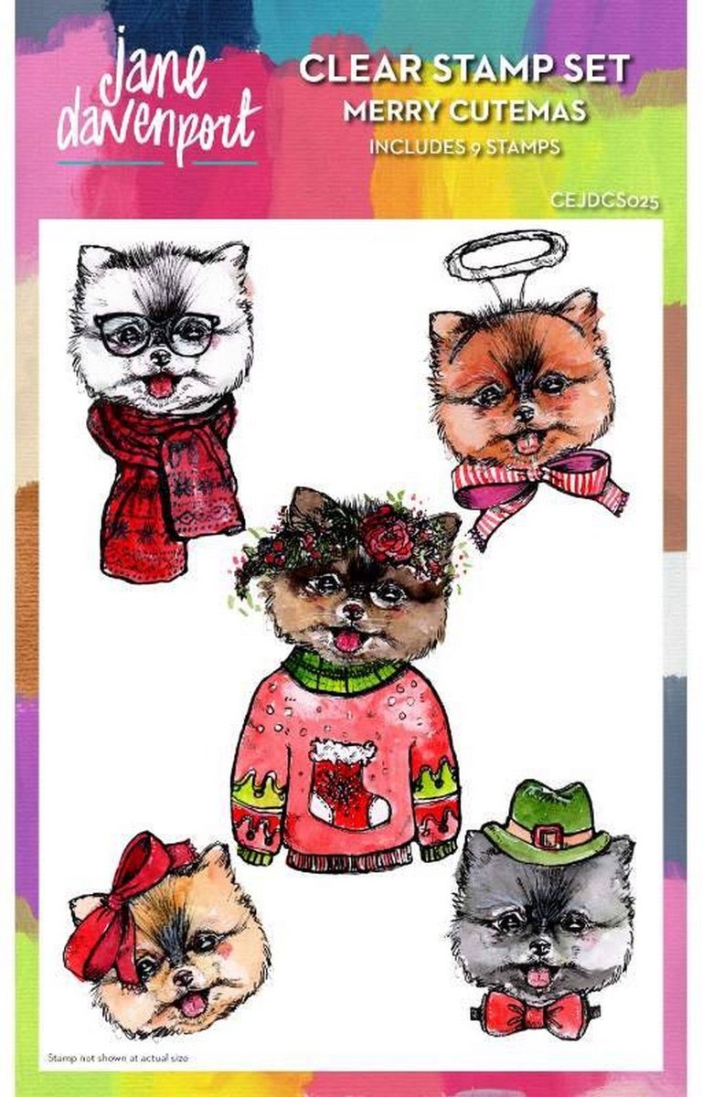 Creative Expressions • Clear Stempels Merry Cutemas