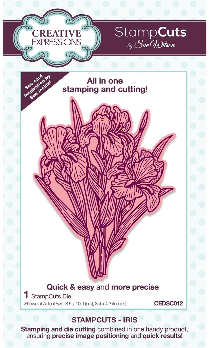 Creative Expressions • StampCuts Craft Die Iris