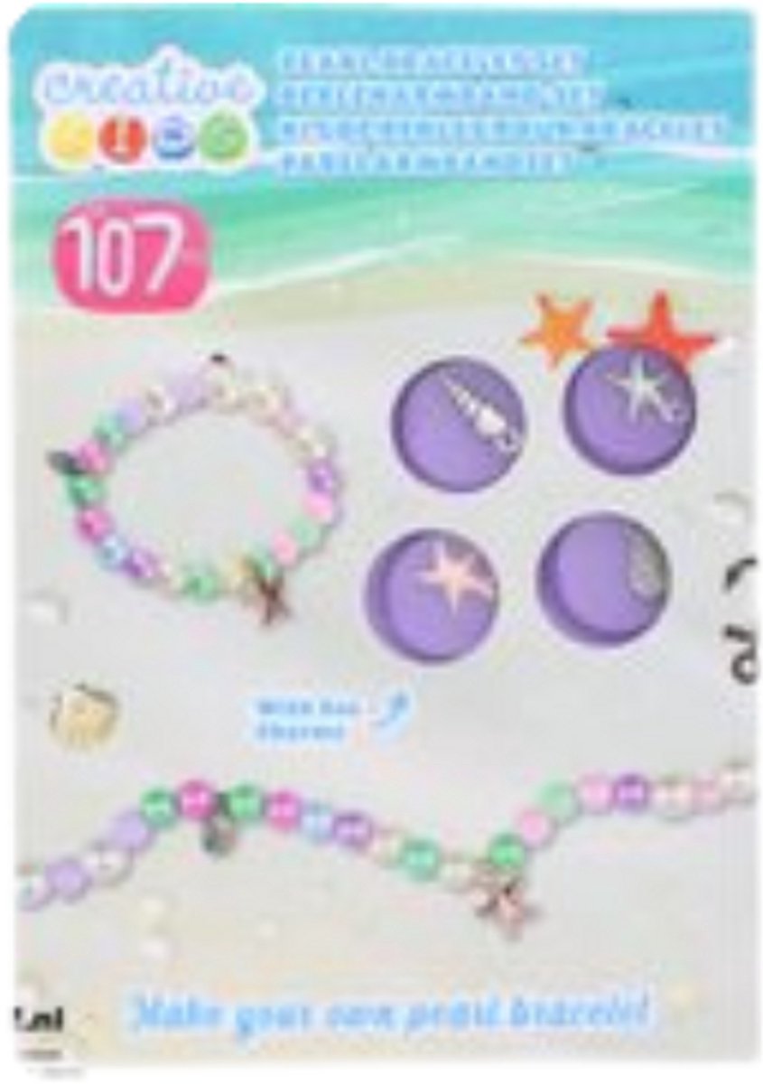 DIY sieradenset parelarmband - eddy toys- feestjecreatief