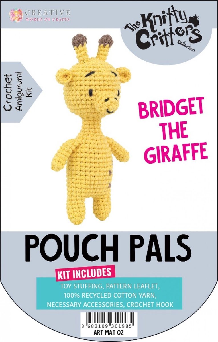 Pouch Pals haakpakket - Bridget The Giraffe