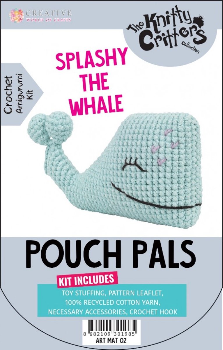 Pouch Pals haakpakket - Splashy The Whale