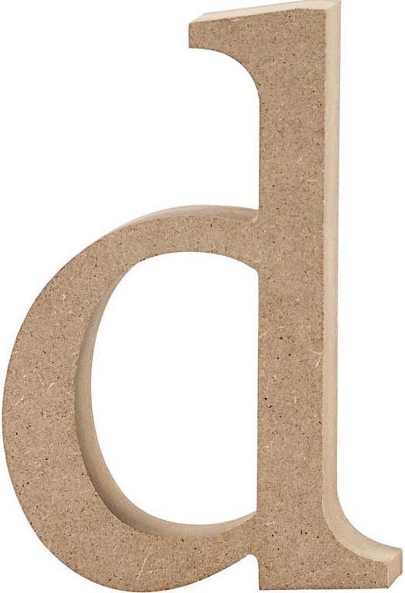 Creative Letter D Mdf 12,2 Cm