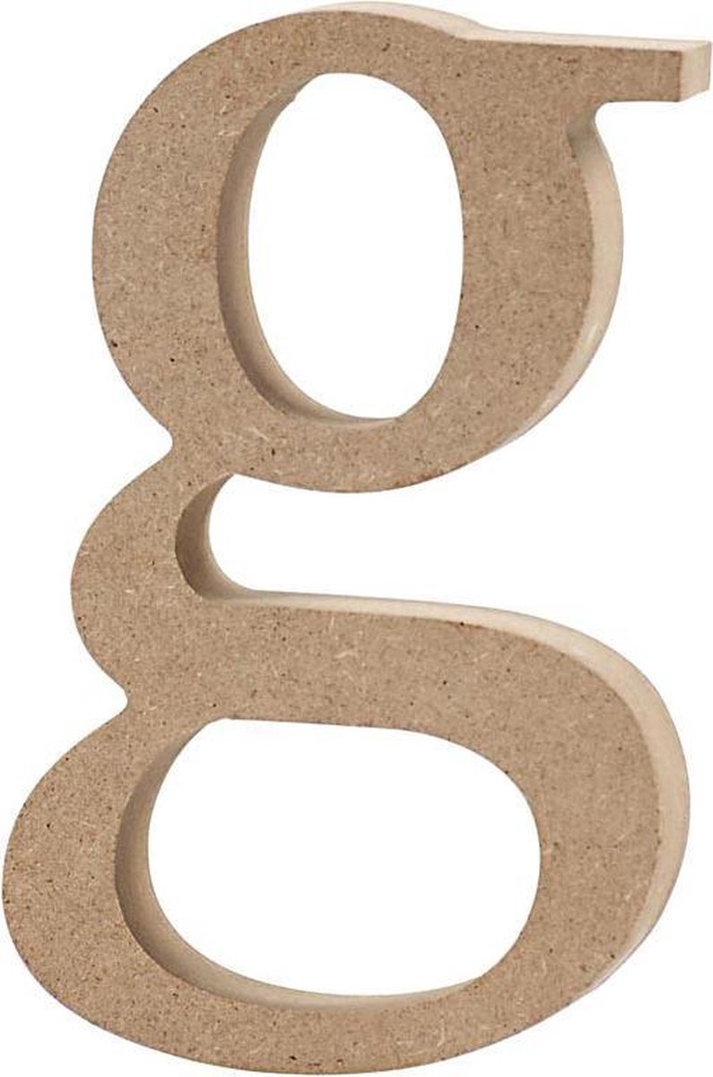 Creative Letter G Mdf 13 Cm