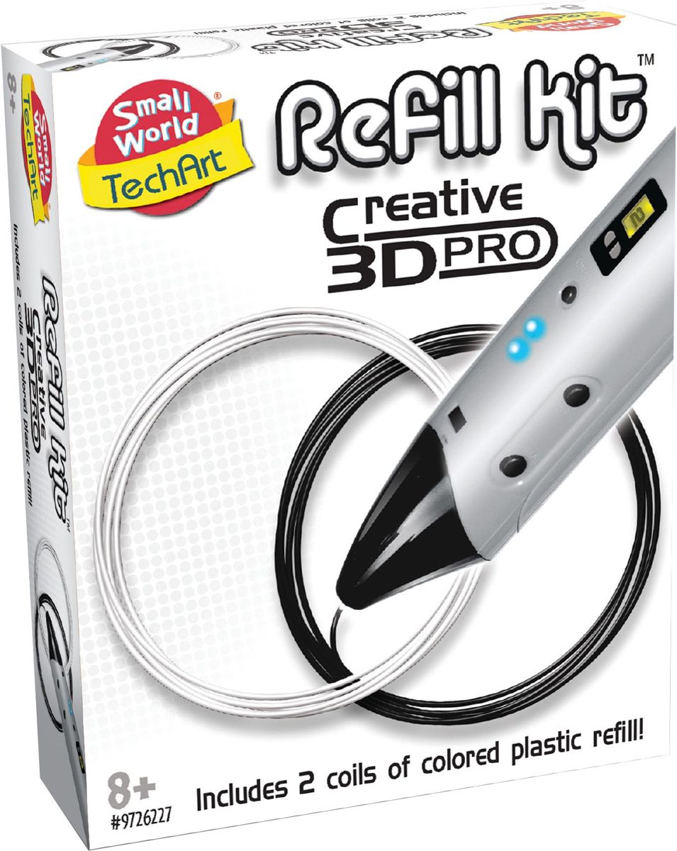 Refill kit 3d pen Creative zwart en wit