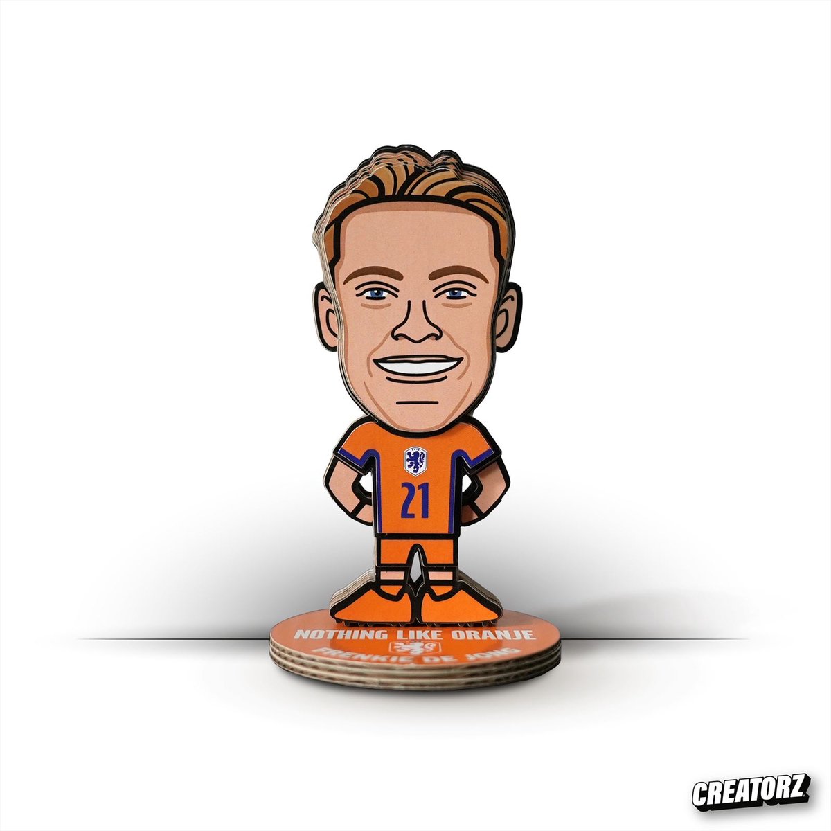 Creatorz 3D Sports Heroes - Frenkie de Jong – Nederlands Elftal (EURO2024)