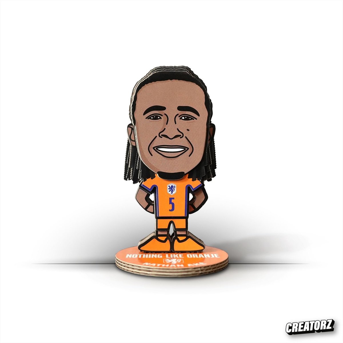 Creatorz 3D Sports Heroes - Nathan Ake – Nederlands Elftal (EURO2024)