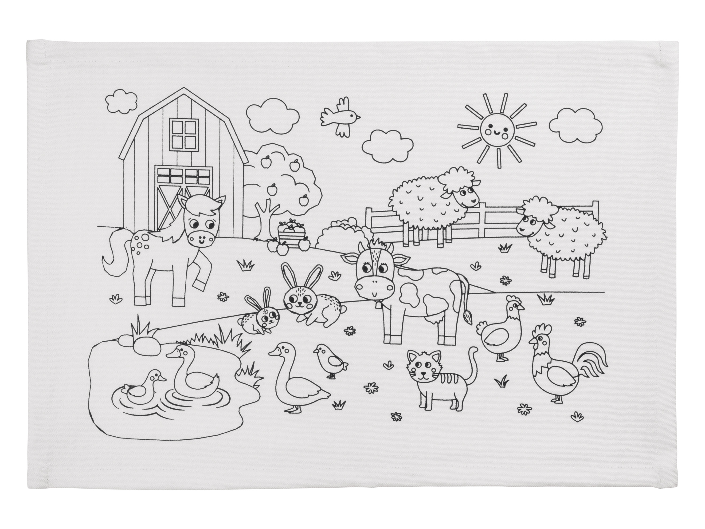 crelando 4 Placemats (Boerderijdieren)