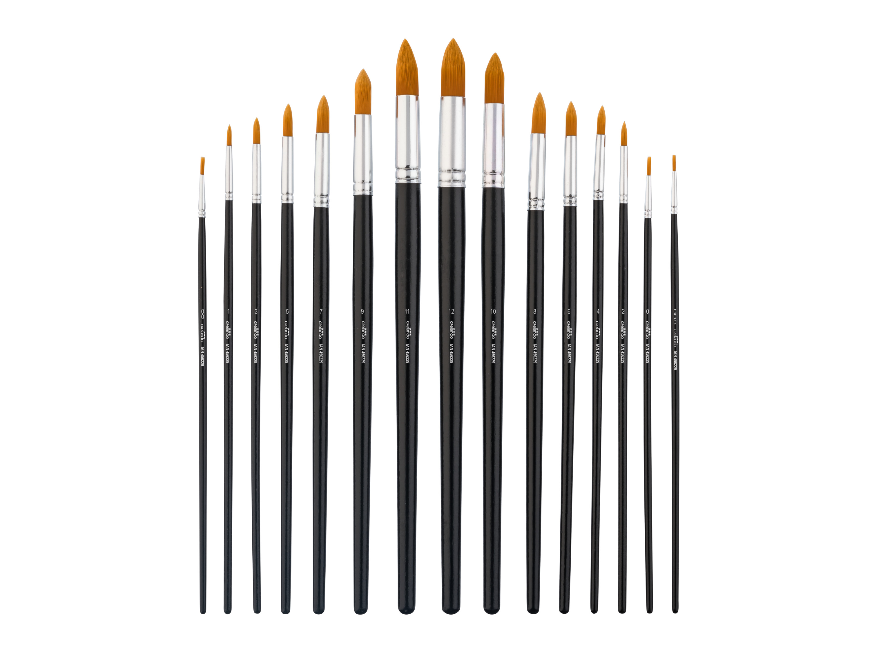 crelando Penselen (rond /15 stuks)