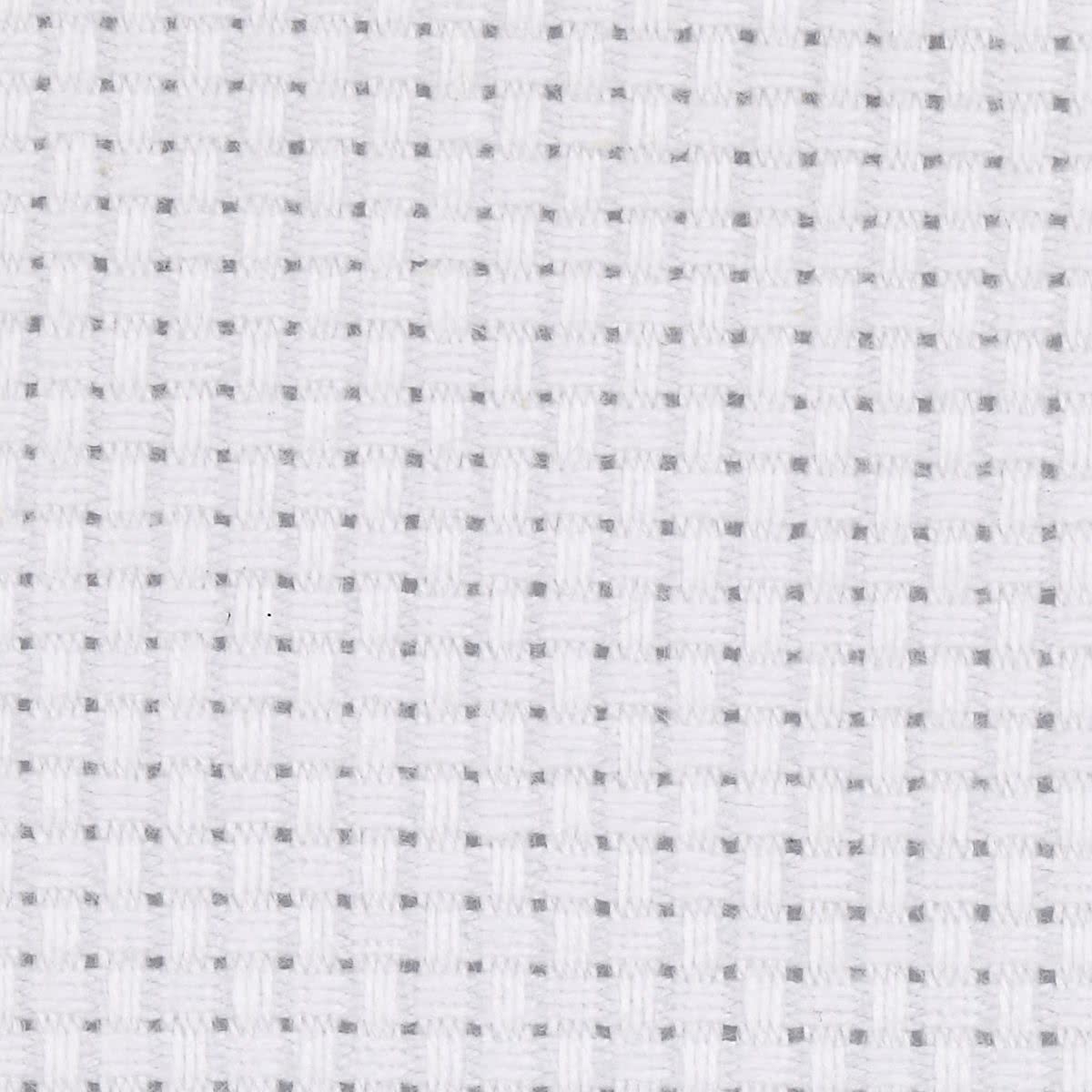 Aida Stof, afm 50x50 cm, wit, 1 stuk