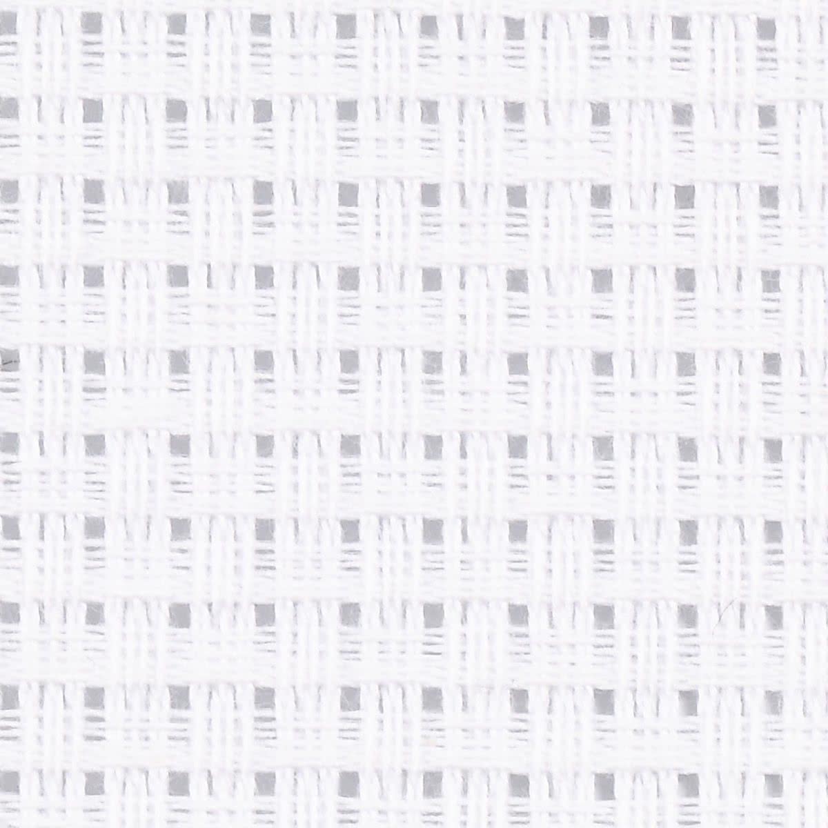 Aida stof, afm 50x50 cm, wit, 1 stuk
