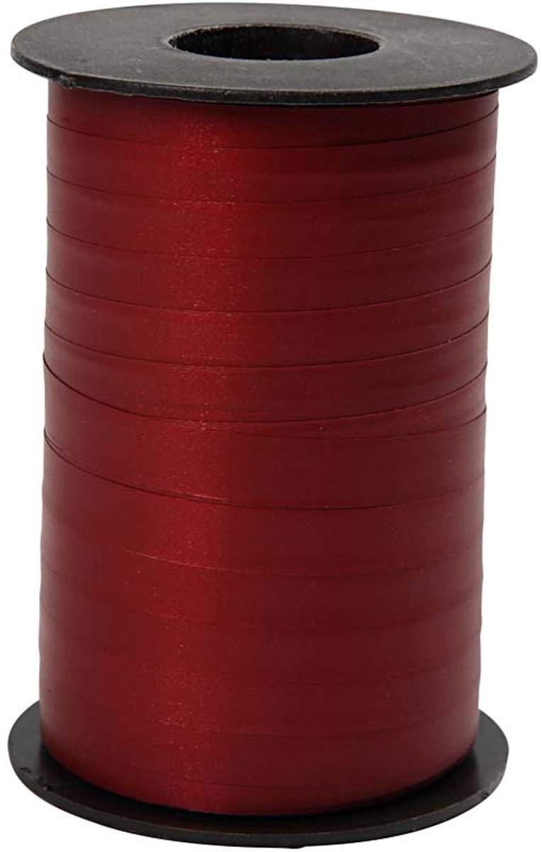 Cadeaulint, b: 10 mm, dark red, mat, 250 m