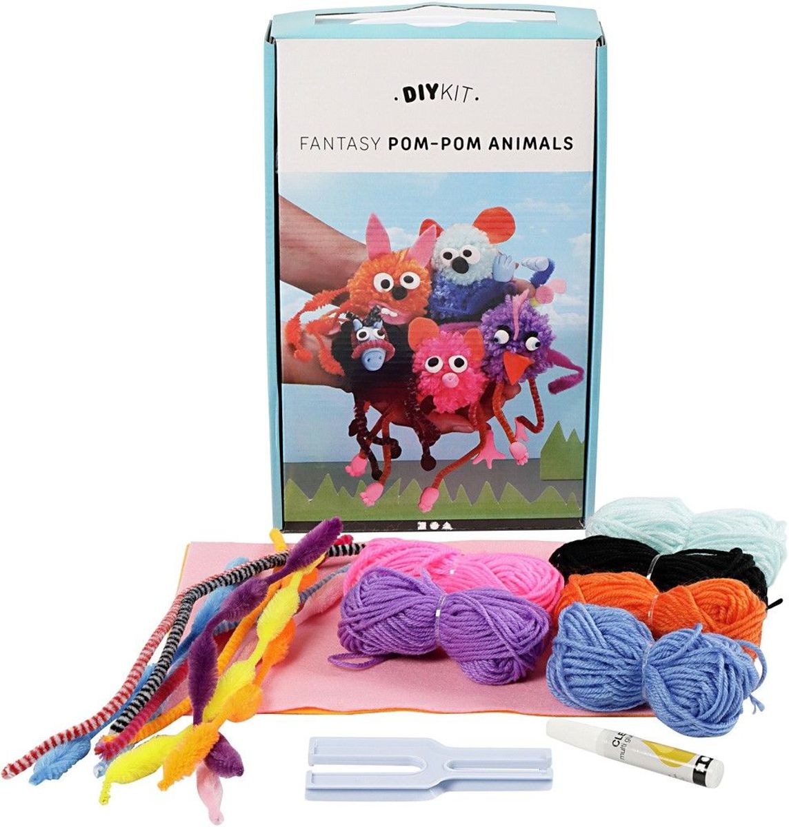 DIY Garen Kit - Dieren, 1 set
