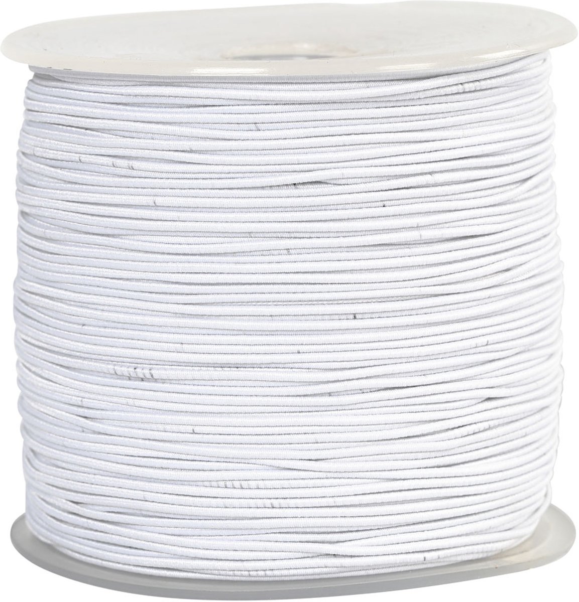Elastiek, dikte 1 mm, wit, 250 m