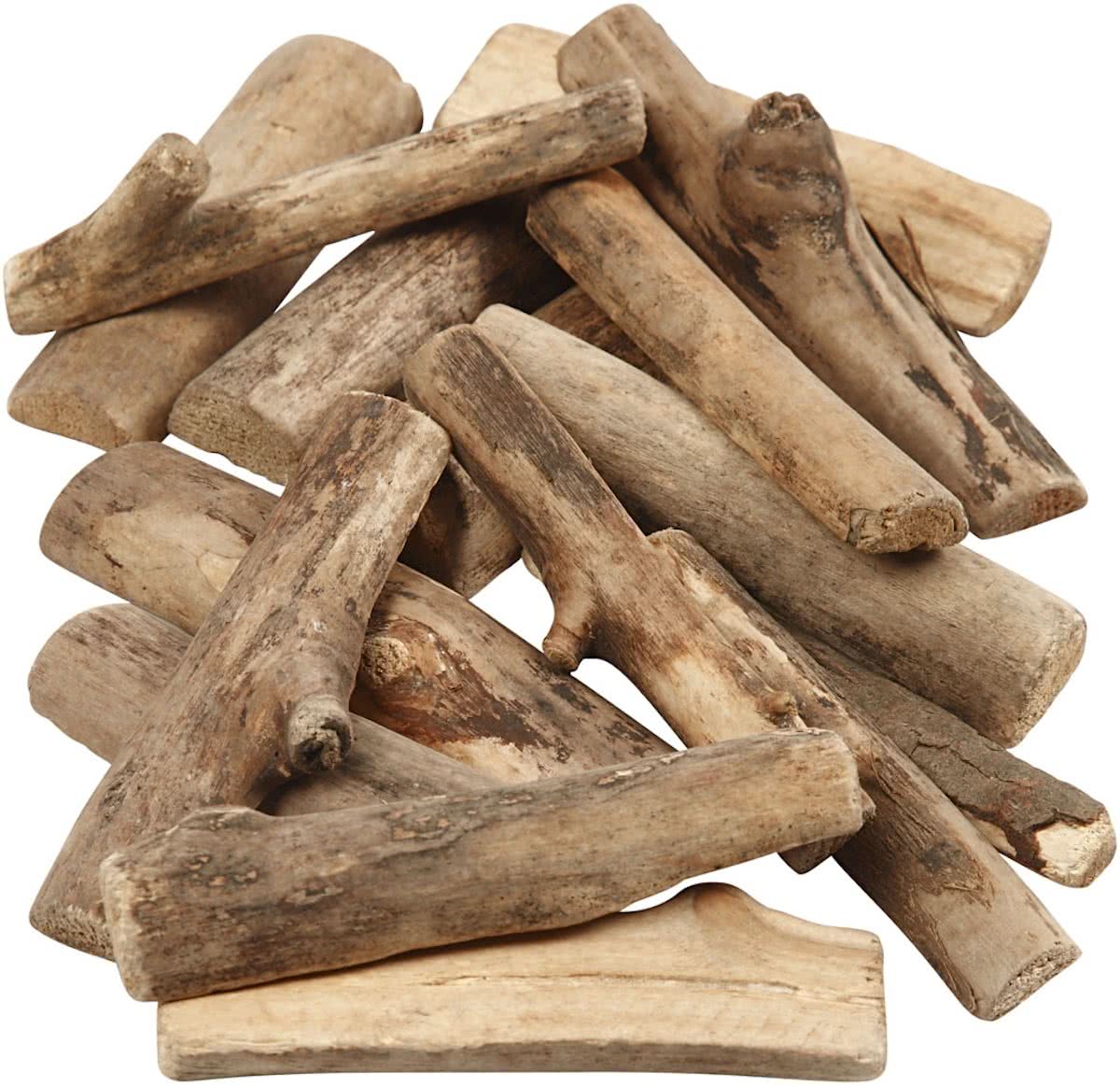 Hout mix, l: 6-14 cm, 610 gr
