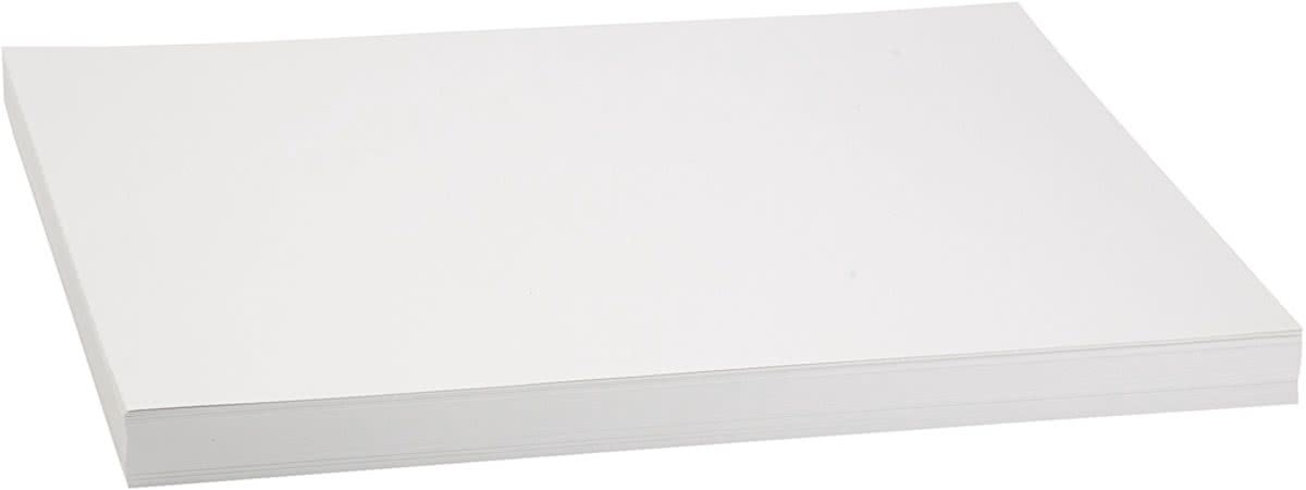Karton, A3 30x42 cm, wit, 100 vellen