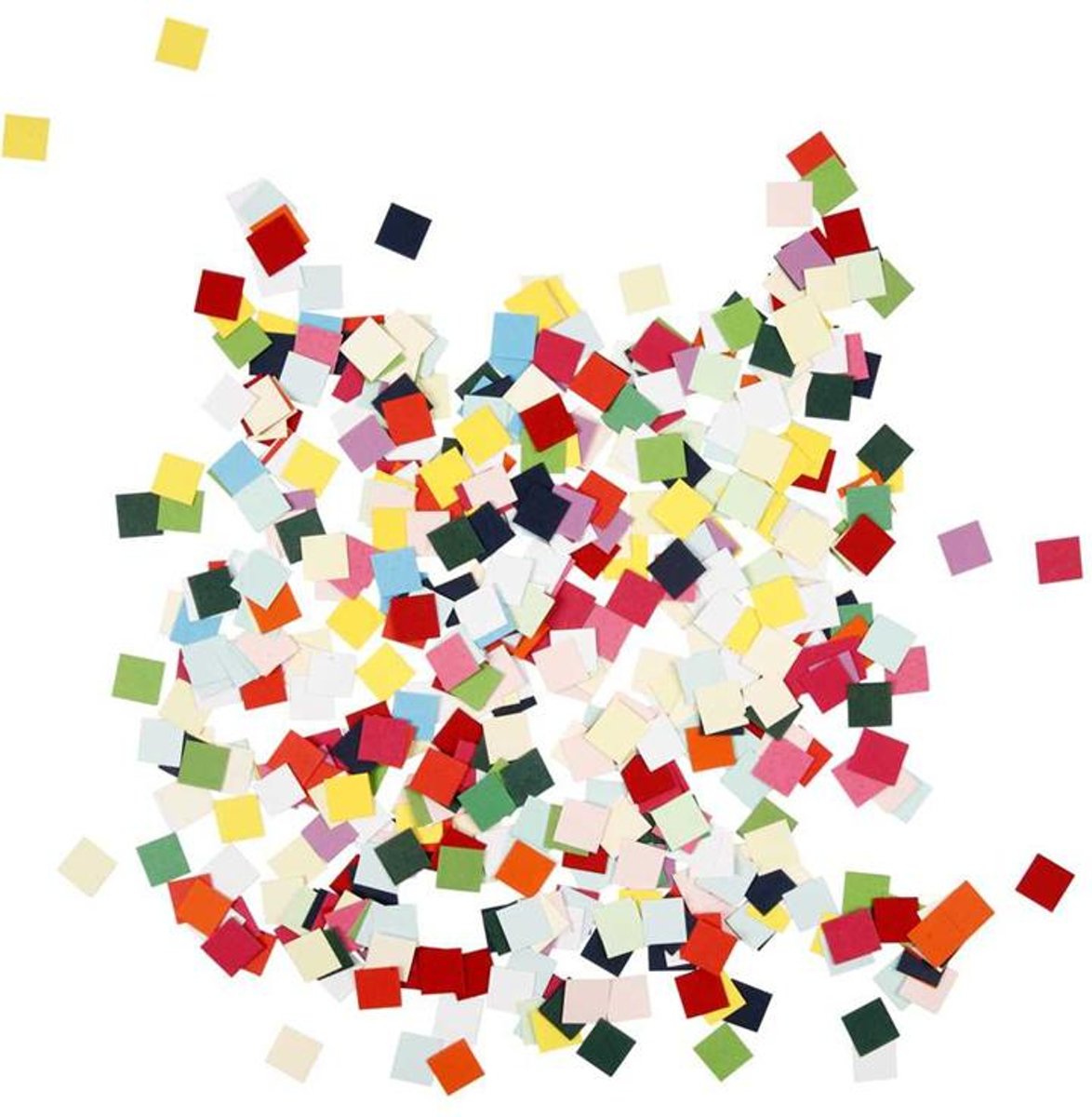 Karton mozaiek, afm 10x10 mm, 180 gr, diverse kleuren