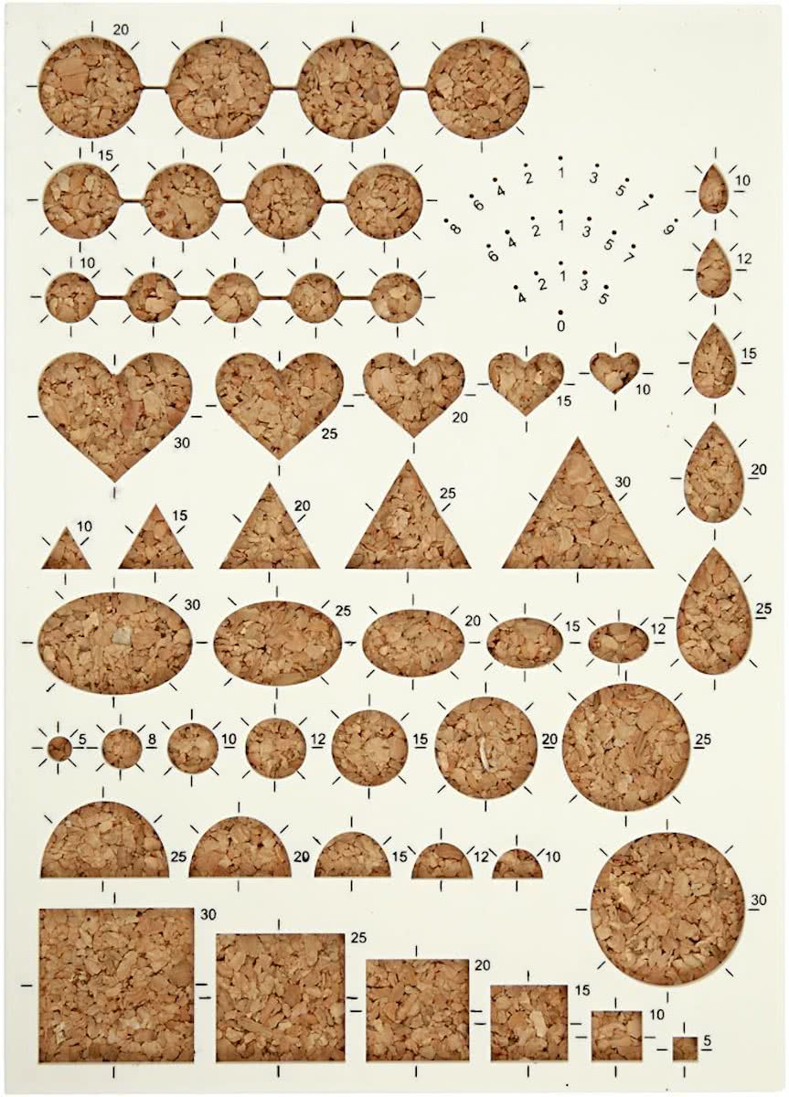 Quilling bord, afm 21x15 cm, 1 stuk