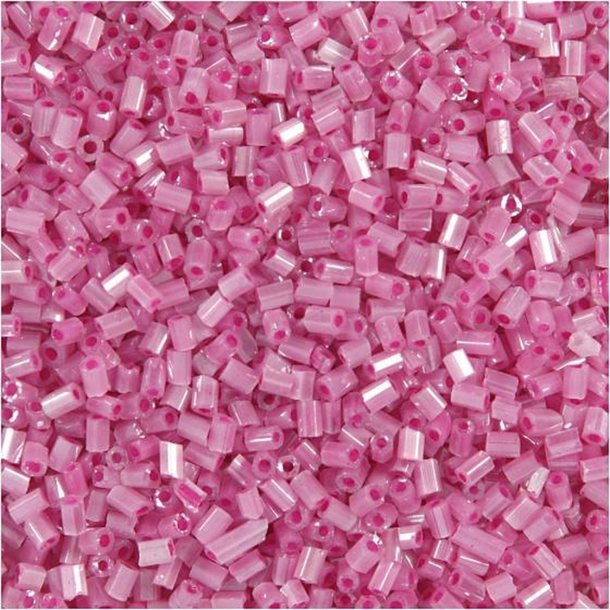 Rocailles 1,7 mm roze 2-cut