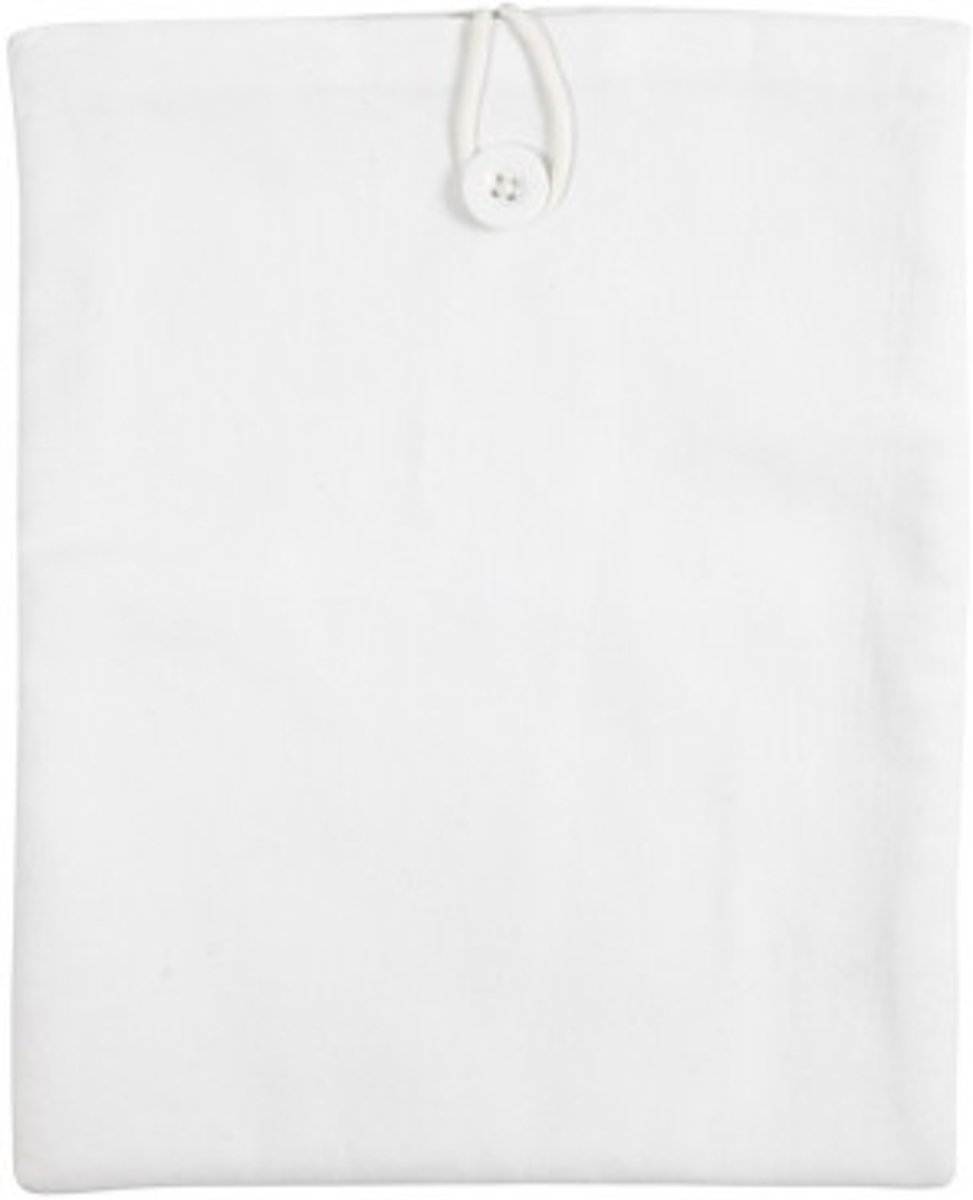 Tablet hoes afm 22x27 cm wit 1stuk