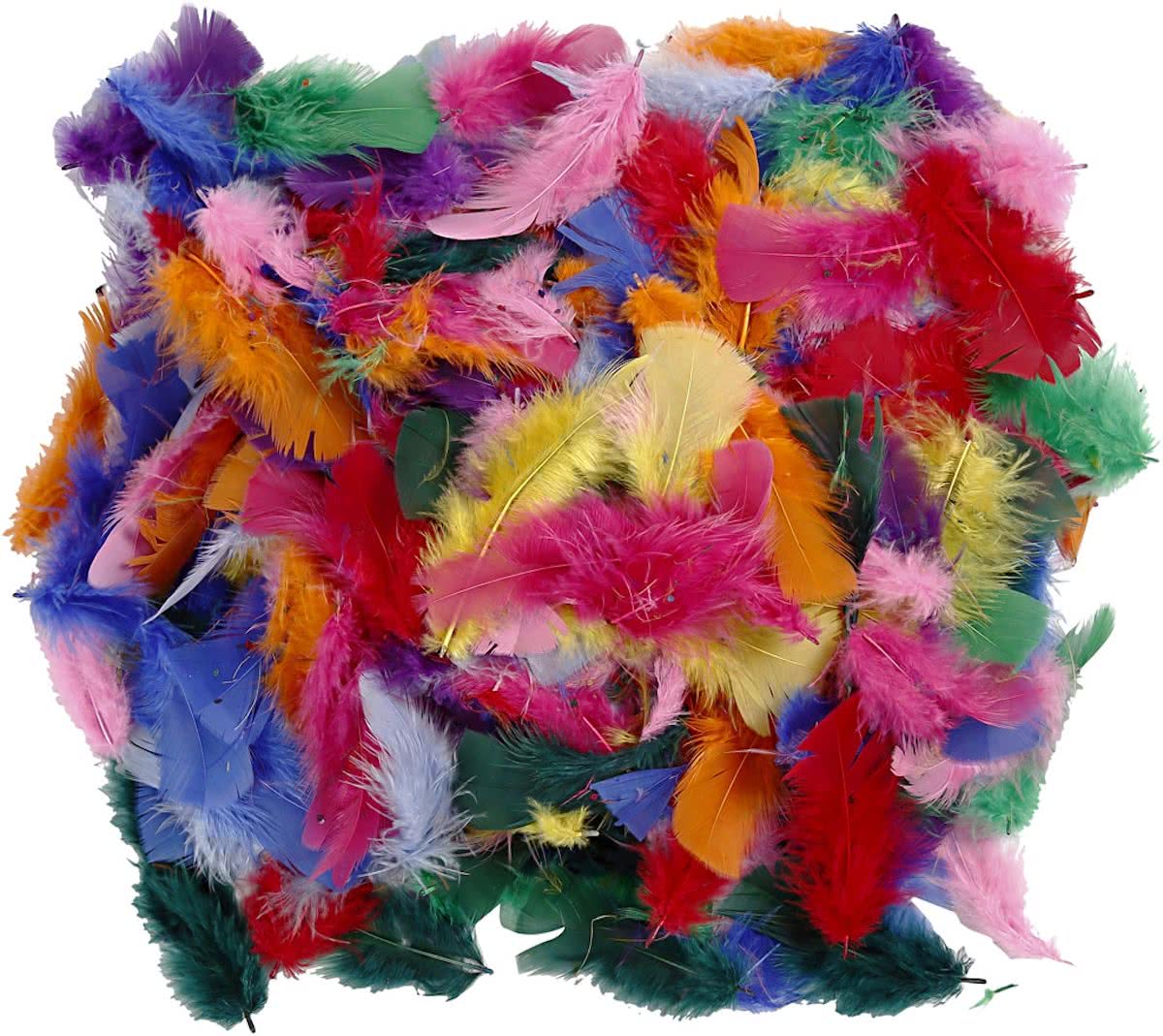Veren, afm 7-8 cm, kleuren assorti, 50 gr