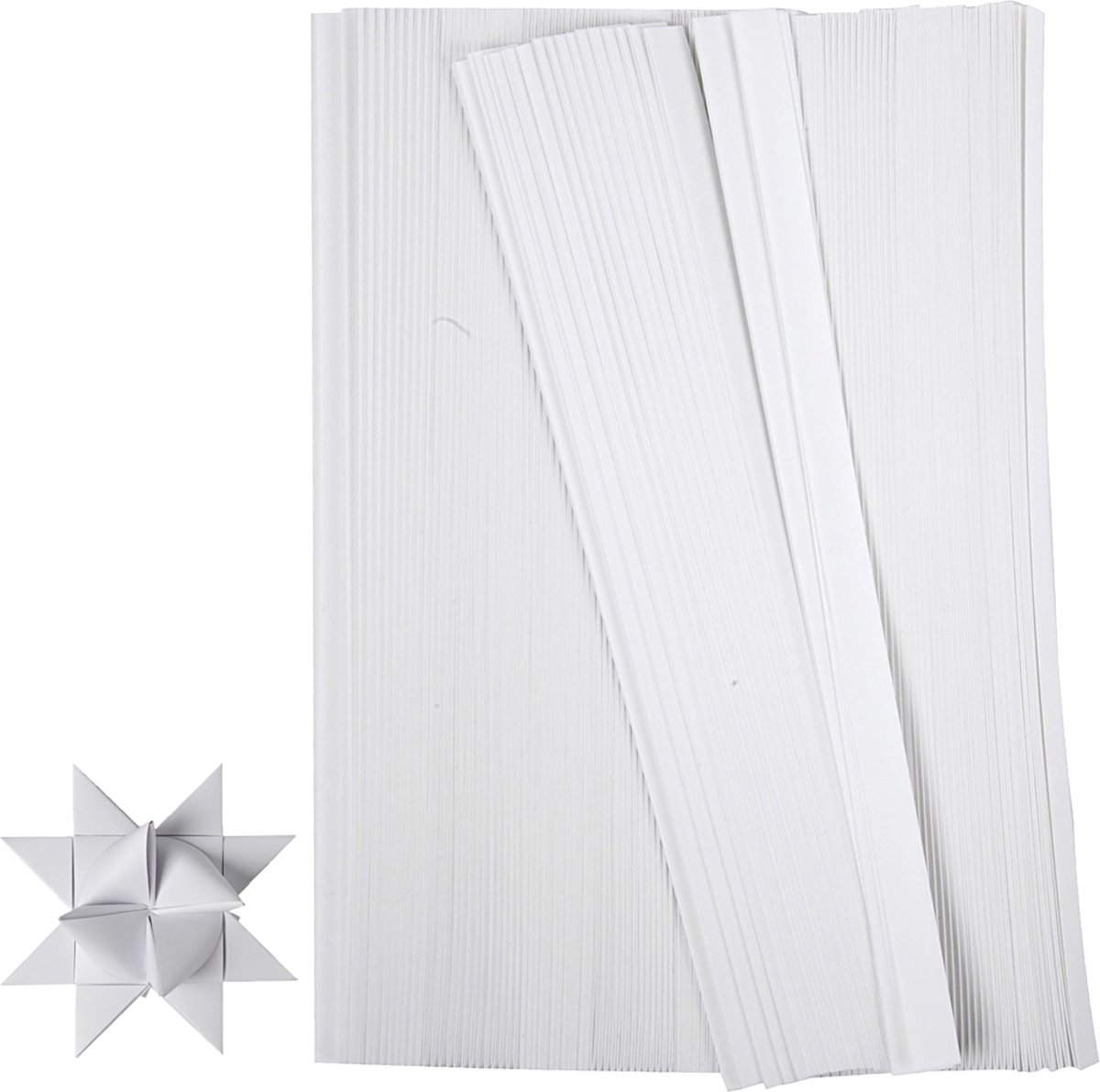 Vlechtstroken, b: 15 mm, wit, 500 stuks