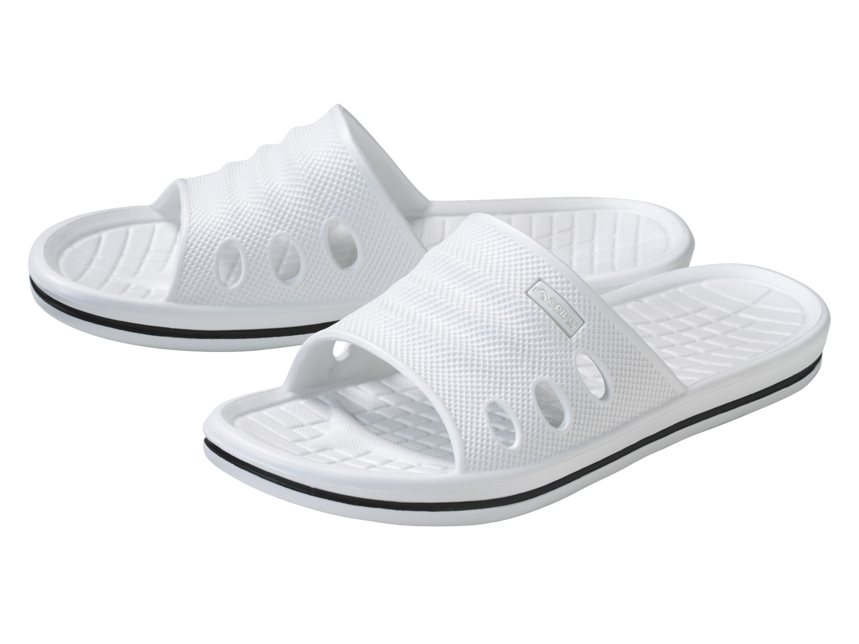 CRIVIT Dames slippers (Wit, 38)