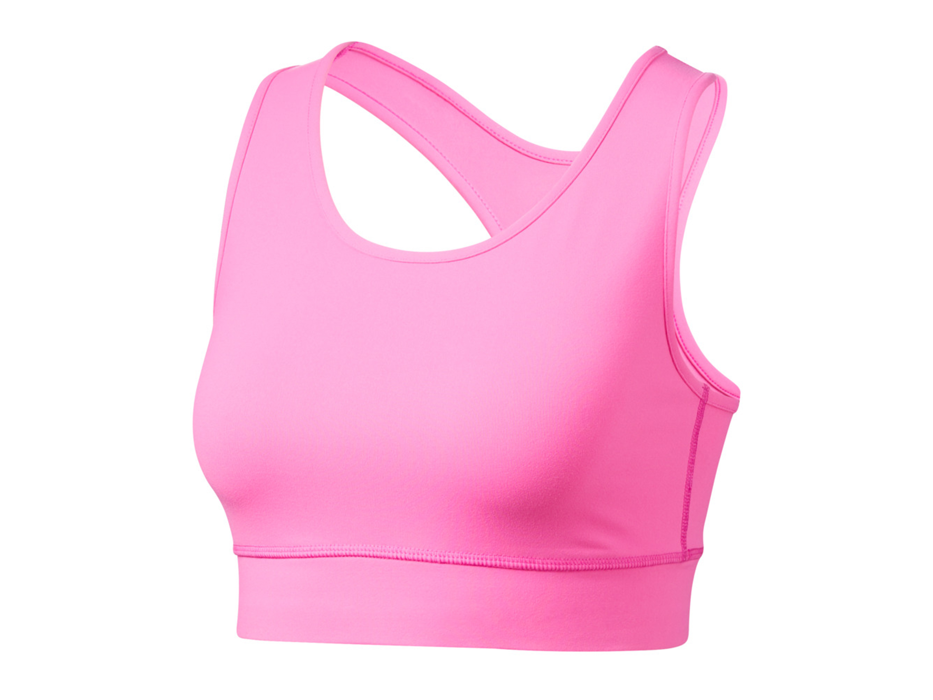 CRIVIT Dames verkoelende sport-BH medium level (roze, M (40/42))