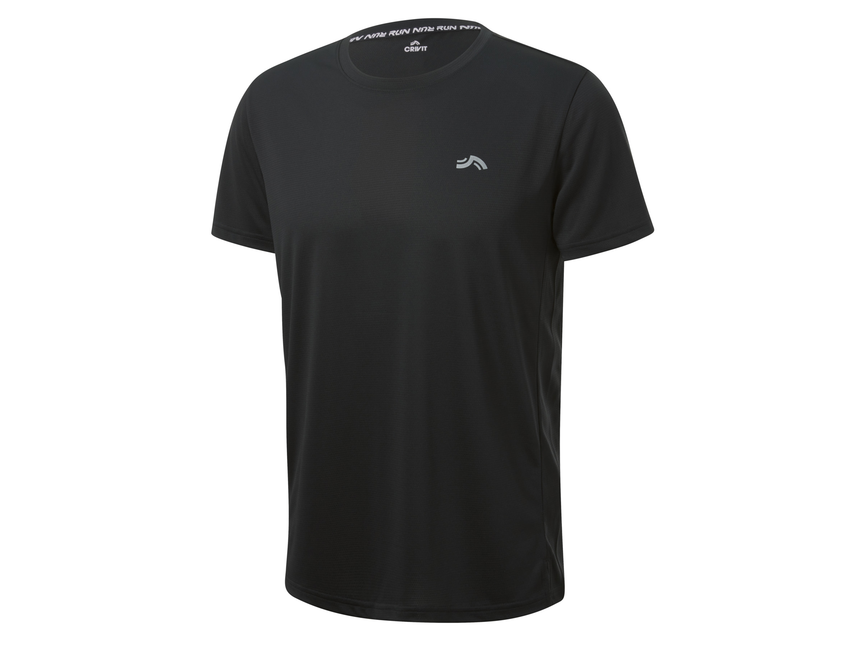 CRIVIT Heren sportshirt (Zwart, S (44-46))