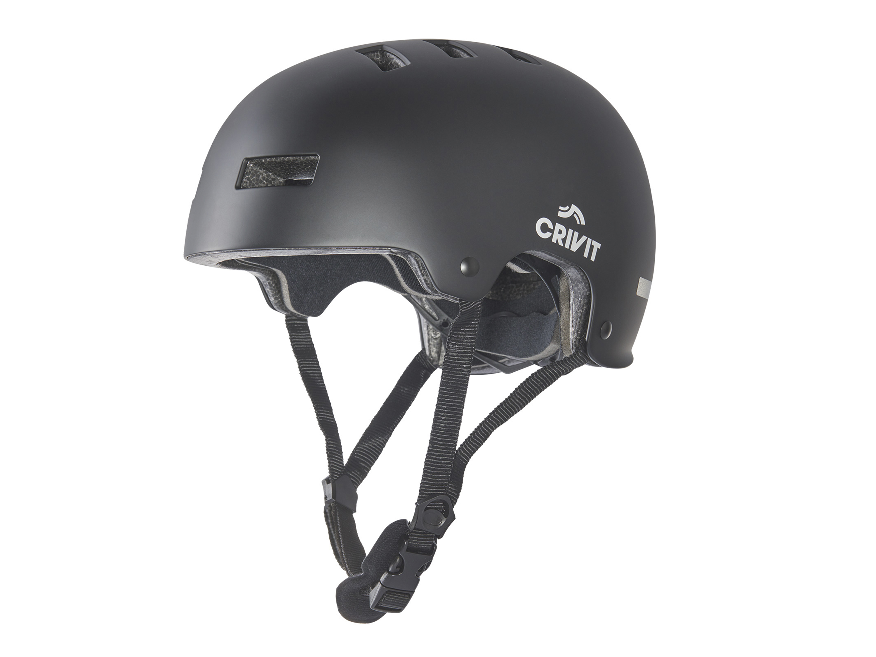 CRIVIT Kinderhelm (Zwart, L/XL)