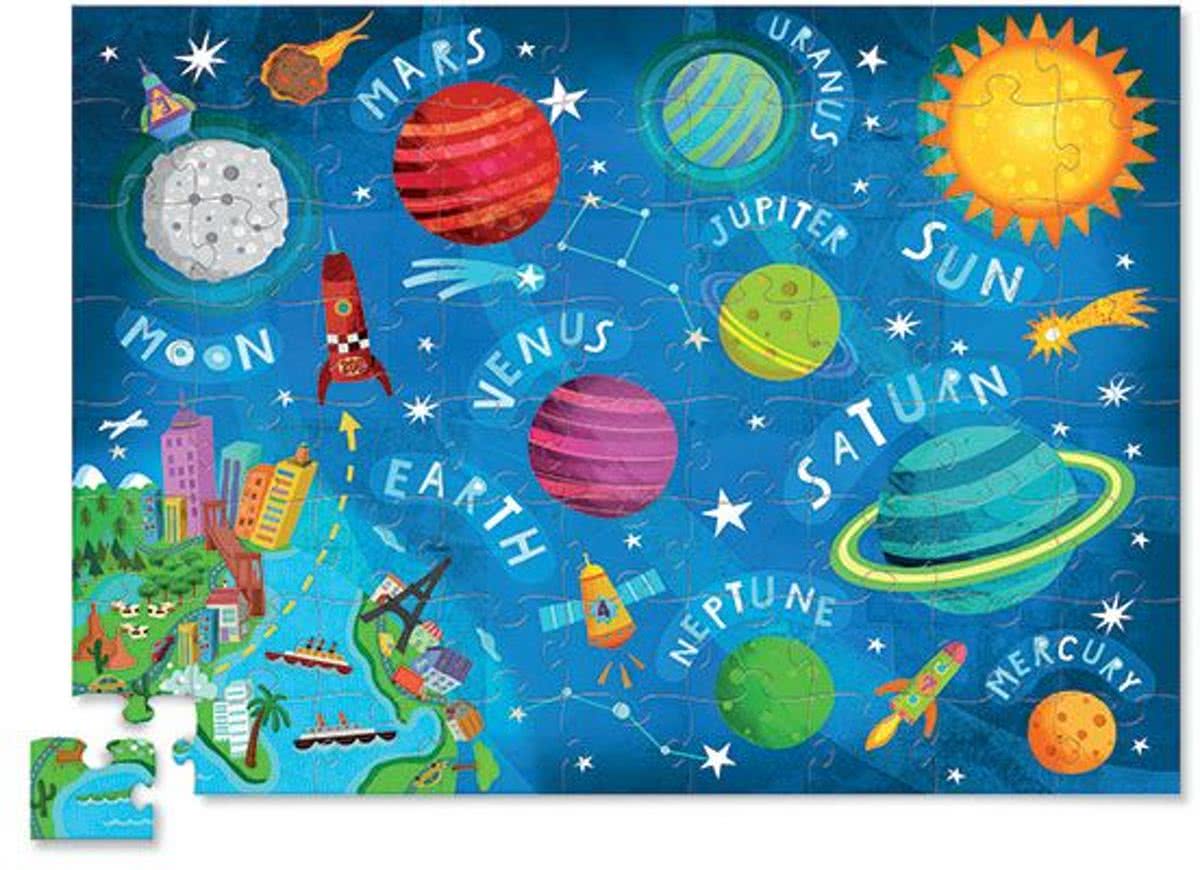 Crocodile Creek Een hemel vol planeten - 72 stukjes