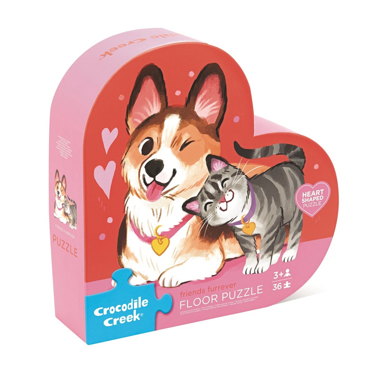Crocodile Creek Vloerpuzzel Friends Furrever - 36 stukjes