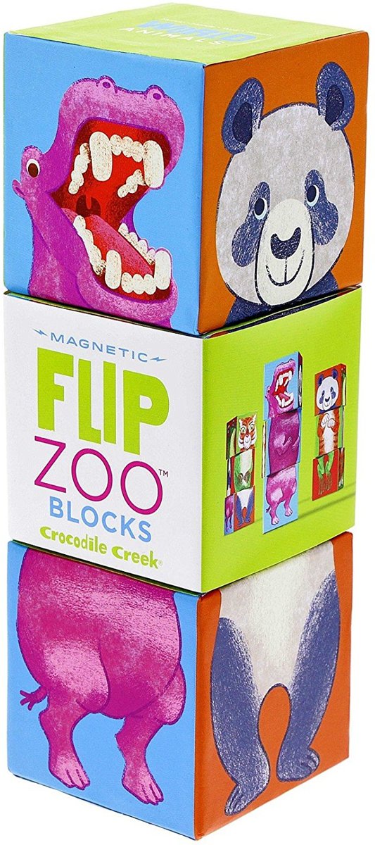 Crocodile Creek blokpuzzel Magnetic Blocks/World Animals