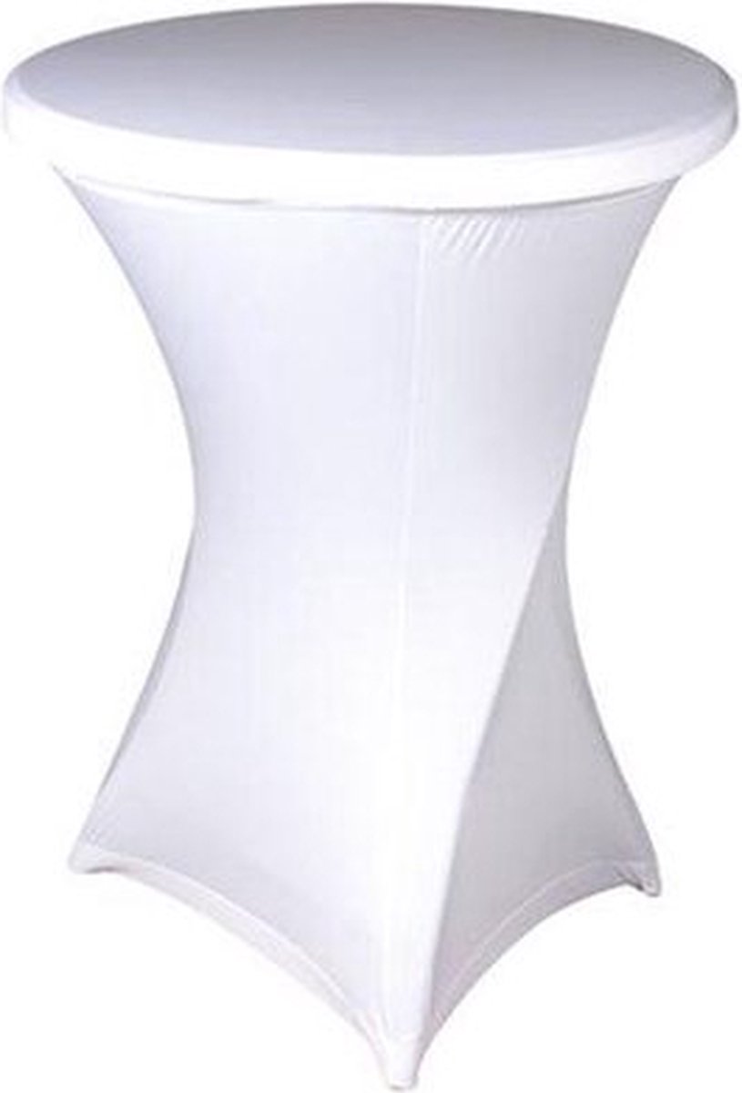 Statafelhoes stretch - ∅80 x H110cm - off white