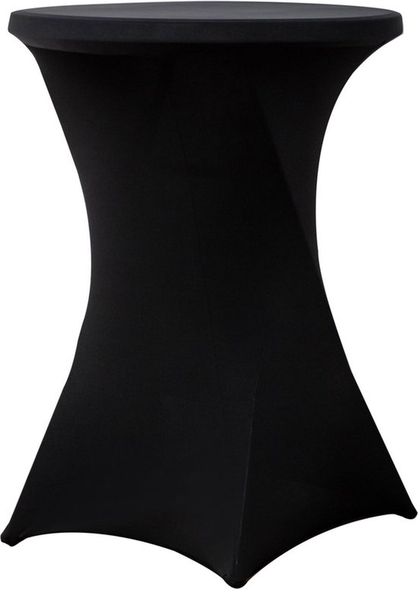 Statafelhoes stretch - ∅80 x H110cm - zwart