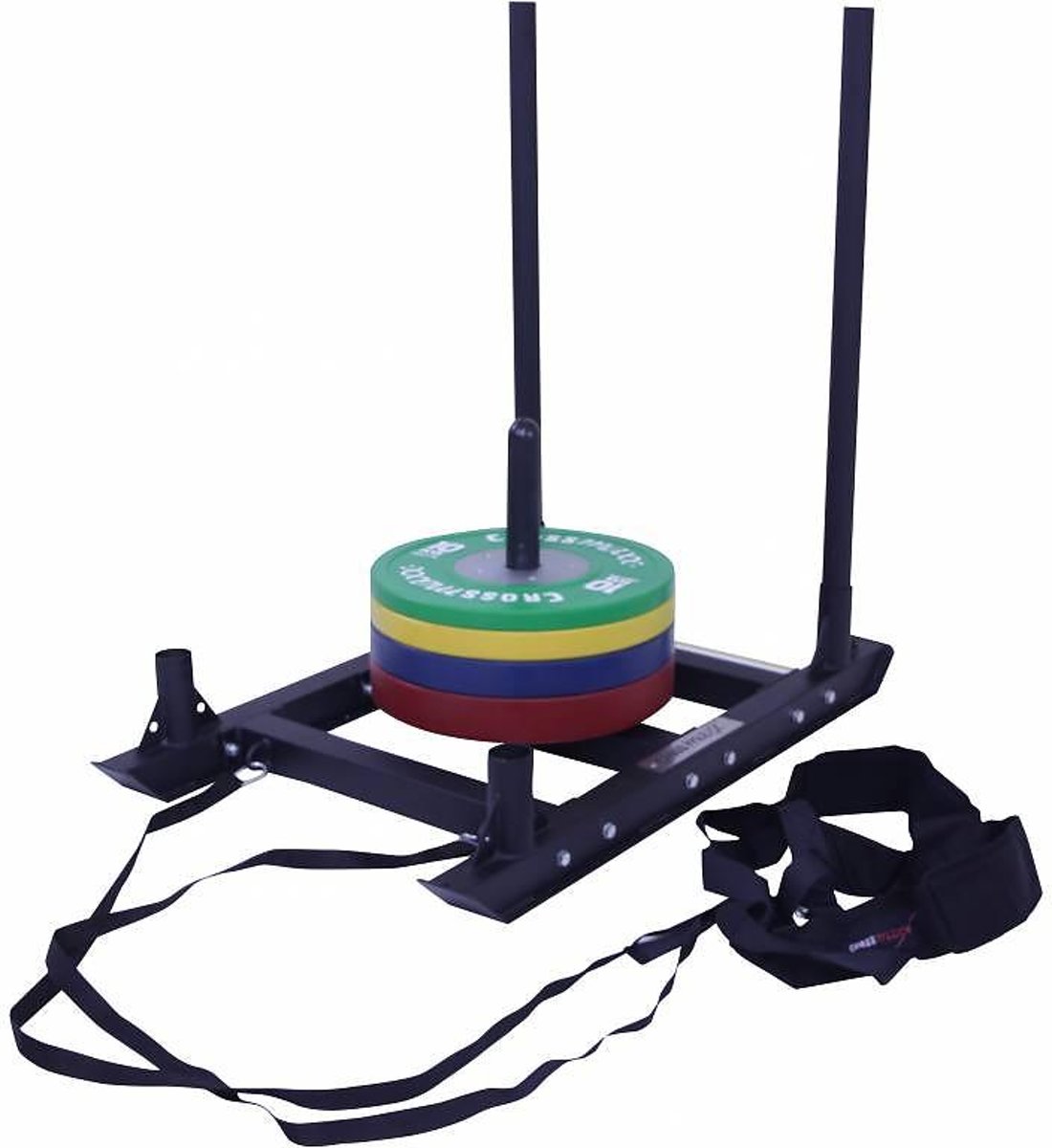   Power sled with harness (black)