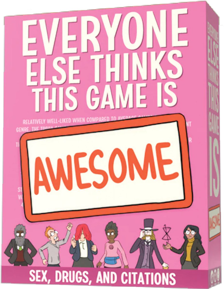 Everyone Else Thinks This Game Is Awesome! Sex, Drugs, & Citations - Uitbreiding - Partyspel - Kaartspel - Engelstalig - Cryptozoic Entertainment