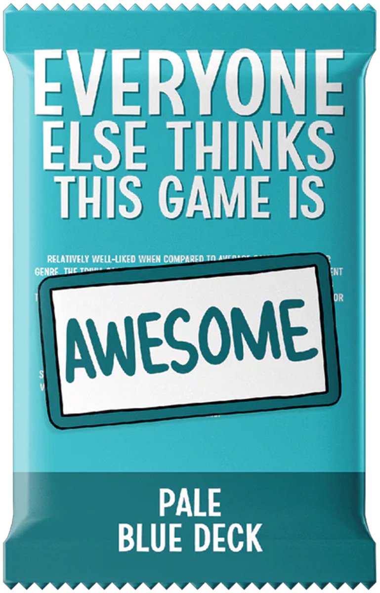 Everyone Else Thinks This Game is Awesome! Pale Blue Deck - Uitbreiding - Engelstalig - Cryptozoic Entertainment
