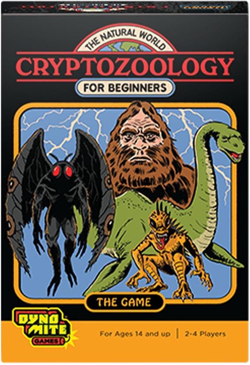 Steven Rhodes Cryptozoology for Beginners - Kaartspel - Partyspel - Cryptozoologie voor Beginners - Engelstalig