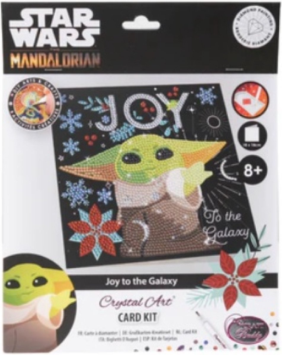 Crystal Card kit ® Star Wars Joy to the Galaxy (18x18cm/partial).
