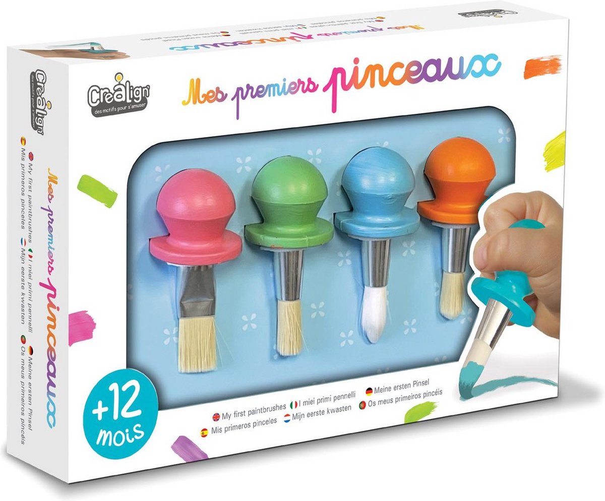  Educatief Speelgoed Mijn Eerste Penselen Kwasten