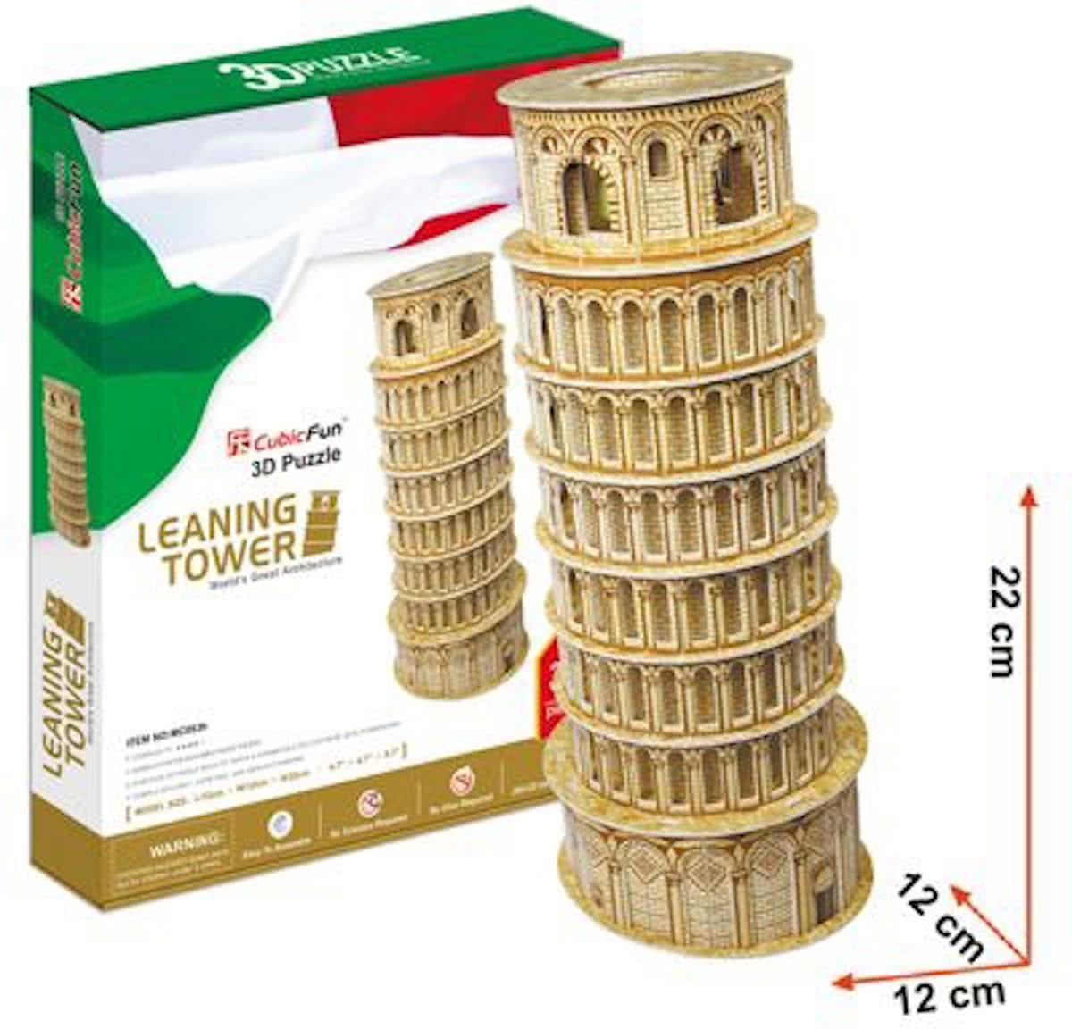 3D Puzzel Toren Pisa 30Dlg.