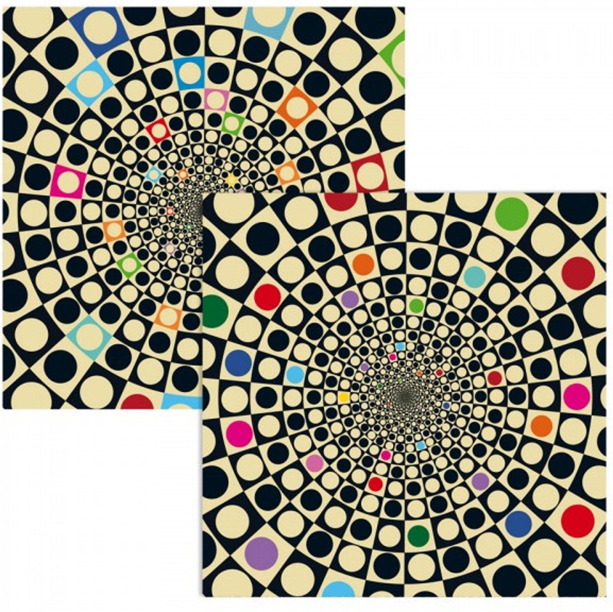 Dubbelzijdige Puzzel in hout Q-Fun - 123 stukjes