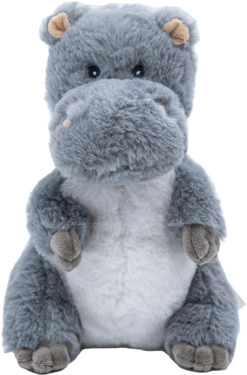 Cute since 1999 - Knuffel Nijlpaard - Zittende speelgoed - OEKO Baby knuffel - 21cm