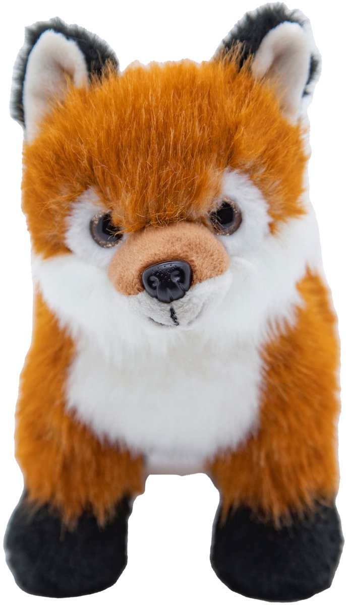 Cute since 1999 - Knuffel Vos - Staande Vos Speelgoed- Baby knuffel - 22cm