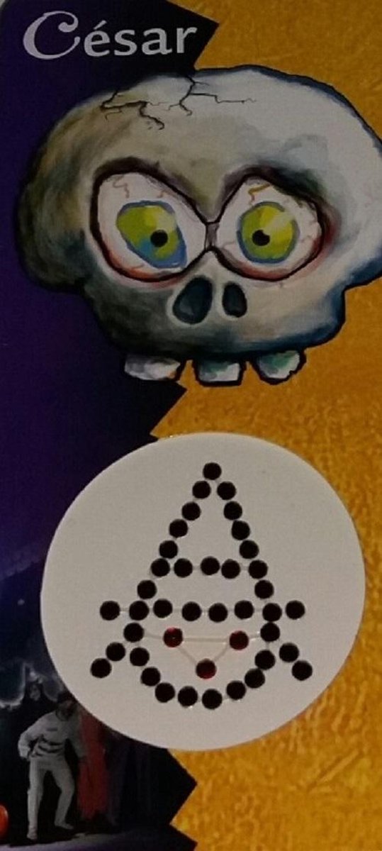 Halloween - Stras Tattoo - heks - per 5